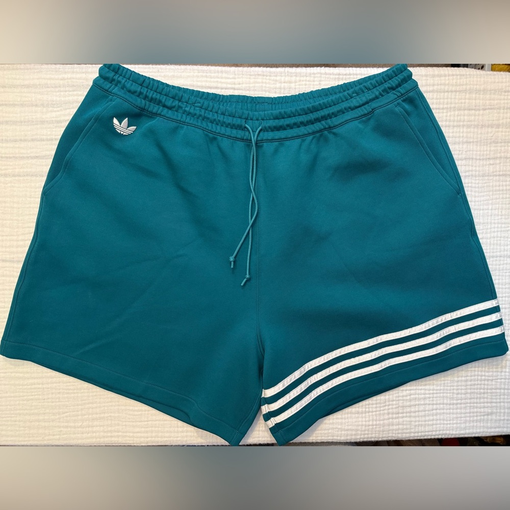 Adidas Teal Joggers with Blue Tag